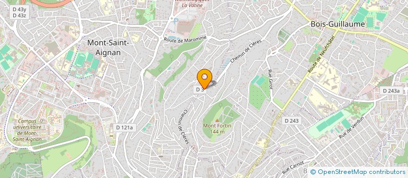 localisation de l'entreprise FTEL IMMO 2  BOIS-GUILLAUME