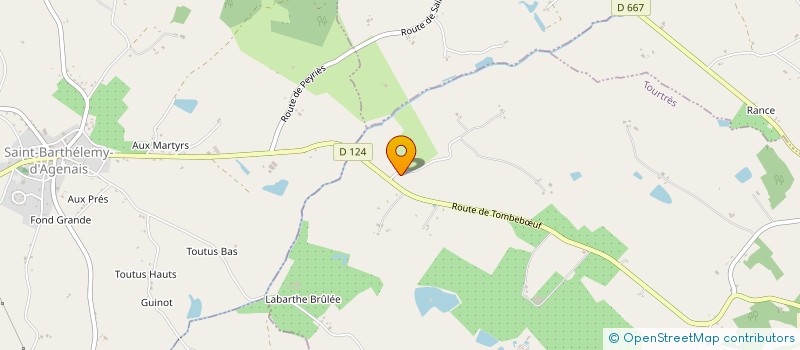 localisation de l'entreprise FTF  LE TEMPLE-SUR-LOT