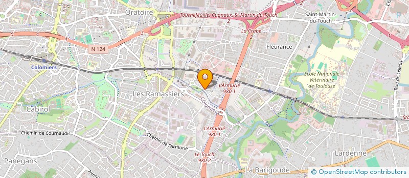localisation de l'entreprise FTF à TOULOUSE