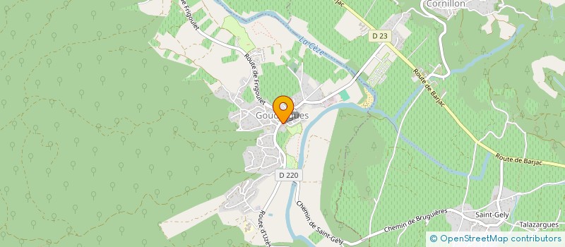 localisation de l'entreprise FTF  GOUDARGUES