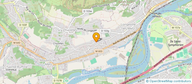 localisation de l'entreprise FTF IMMO  SCY-CHAZELLES