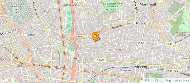 localisation de l'entreprise FTG CONSEIL à MONTREUIL