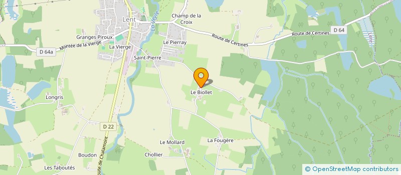 localisation de l'entreprise FTG INVESTISSEMENT  LENT