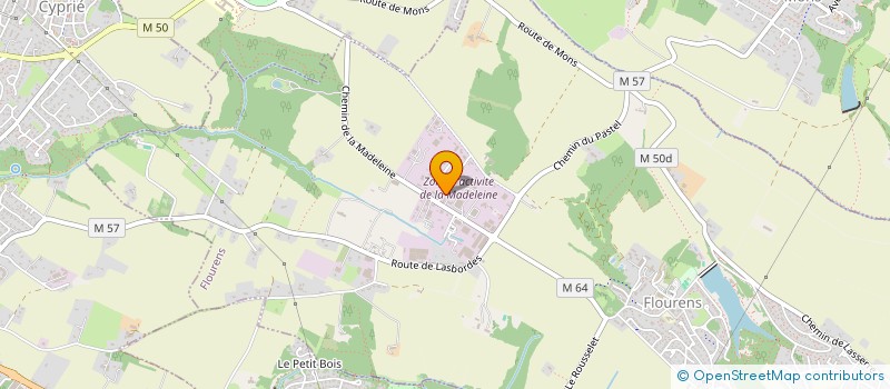 localisation de l'entreprise FTGM CREATIONS à FLOURENS