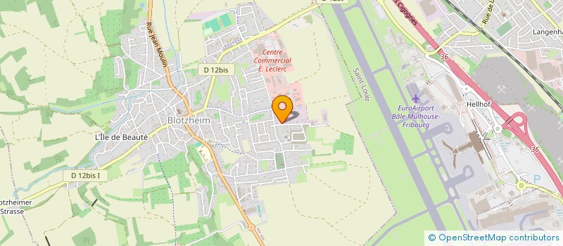 localisation de l'entreprise FTI VOYAGES  BLOTZHEIM