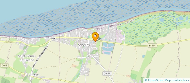 localisation de l'entreprise FTJ  ASNELLES