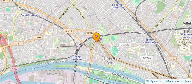 localisation de l'entreprise FTJ DIFFUSION à EPINAY-SUR-SEINE