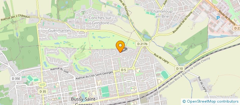 localisation de l'entreprise FTJT  BUSSY-SAINT-GEORGES