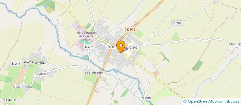 localisation de l'entreprise FTL à GOUFFERN EN AUGE