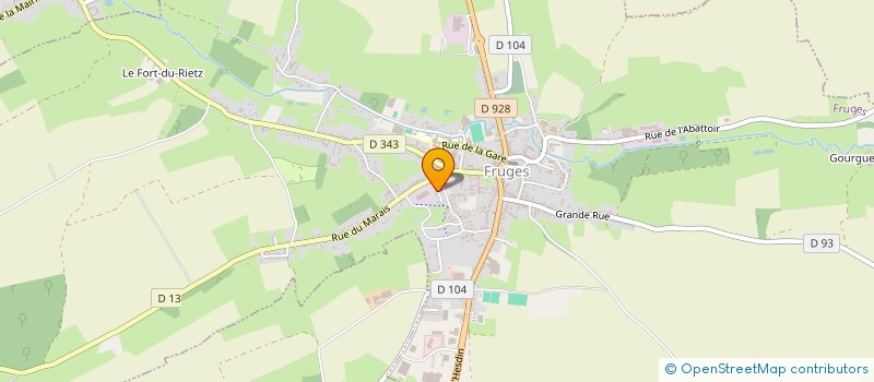 localisation de l'entreprise FTL  FRUGES