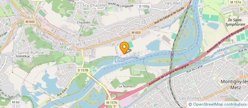 localisation de l'entreprise FTL  SCY-CHAZELLES