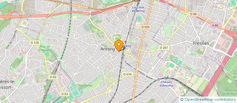 localisation de l'entreprise FTL à ANTONY
