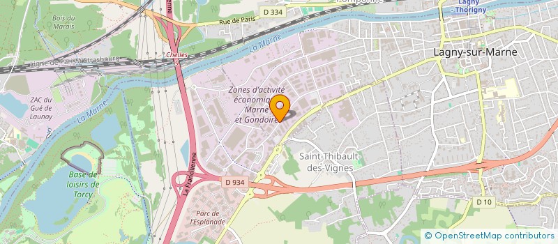 localisation de l'entreprise FTL DISTRIBUTION à LAGNY-SUR-MARNE