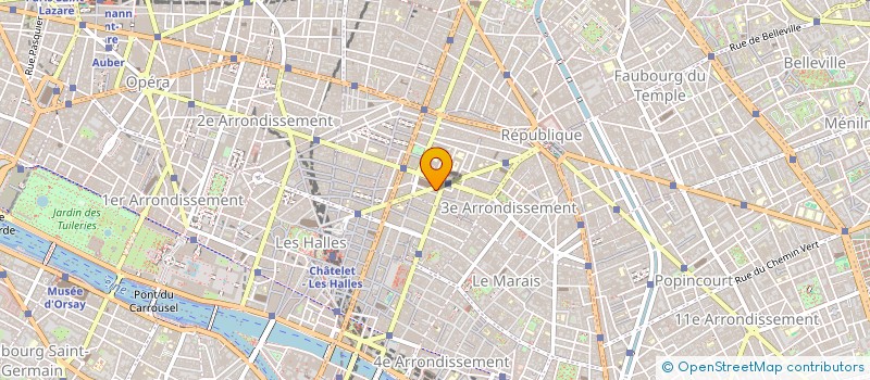 localisation de l'entreprise FTL EXPRESS à PARIS