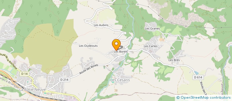 localisation de l'entreprise FTL MOTOS  LA BATIE-NEUVE