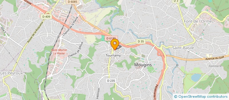 localisation de l'entreprise FTL PROPERTY à MOUGINS