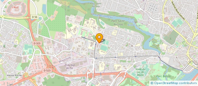 localisation de l'entreprise FTLG ET CIE à ANGERS