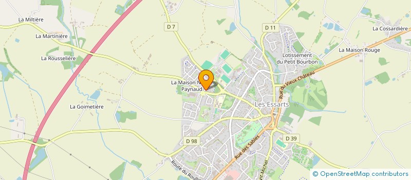 localisation de l'entreprise FTLM  ESSARTS-EN-BOCAGE