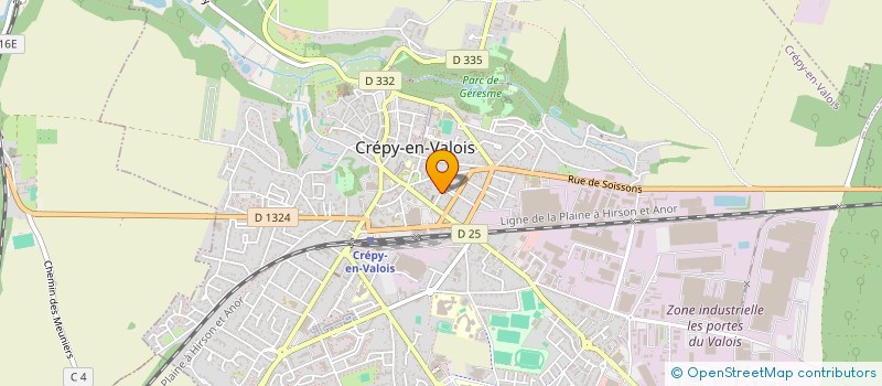 localisation de l'entreprise FTLN  CREPY-EN-VALOIS