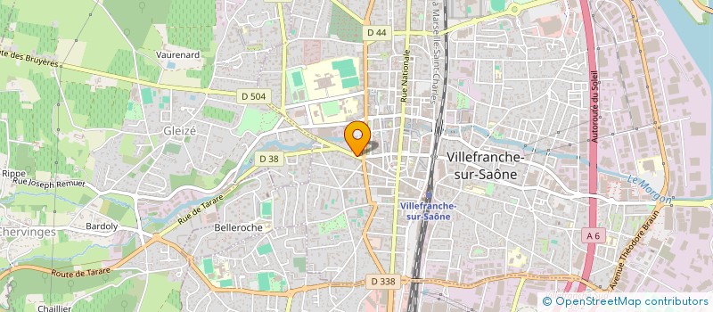 localisation de l'entreprise FTM DISTRIBUTION à VILLEFRANCHE-SUR-SAONE