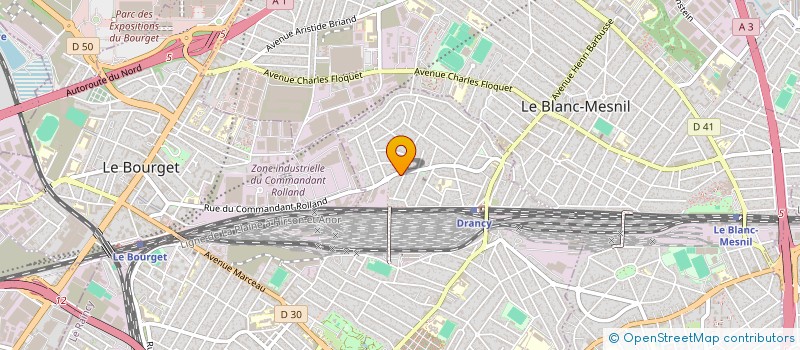 localisation de l'entreprise FTM MENUISERIE à DRANCY