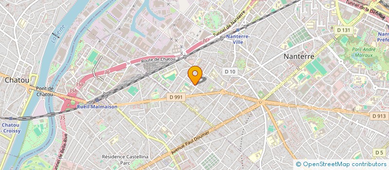 localisation de l'entreprise FTM TECHNOLOGIES à NANTERRE