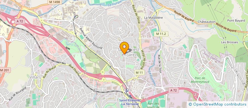 localisation de l'entreprise FTMA  SAINT-PRIEST-EN-JAREZ