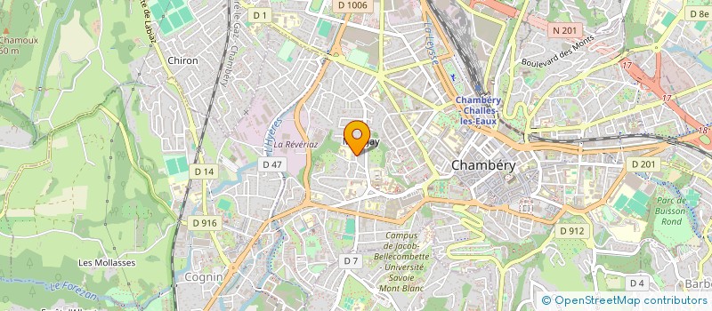 localisation de l'entreprise FTMA IMMOBILIER  CHAMBERY