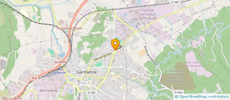 localisation de l'entreprise FTMAS à GARDANNE