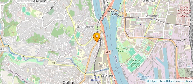 localisation de l'entreprise FTMEDICIS  LA MULATIERE