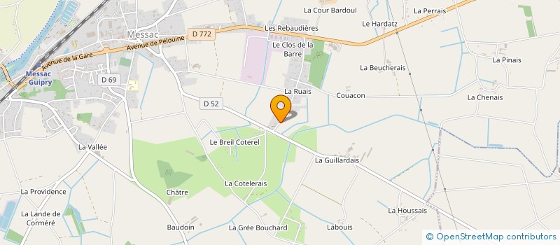 localisation de l'entreprise FTMS  GUIPRY-MESSAC