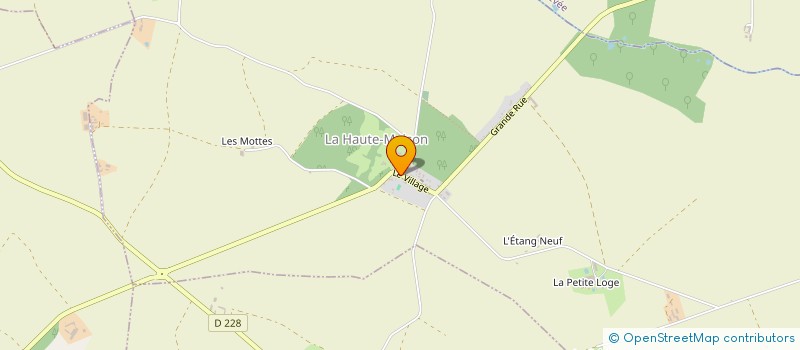 localisation de l'entreprise FTN BAT ET DECO  LA HAUTE-MAISON