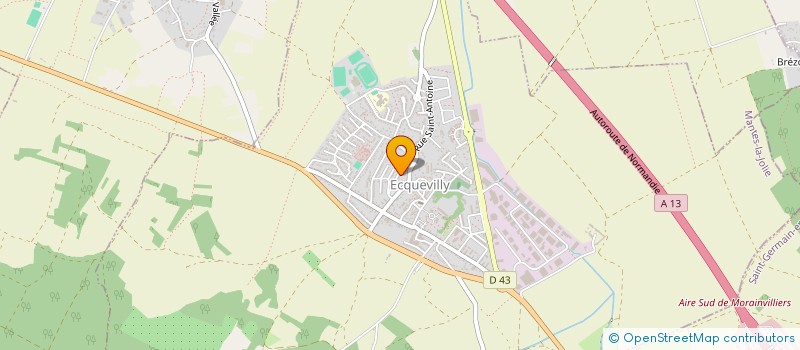 localisation de l'entreprise FTO DECO  ECQUEVILLY