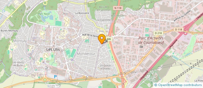 localisation de l'entreprise FTO INVESTISSEMENT à ORSAY