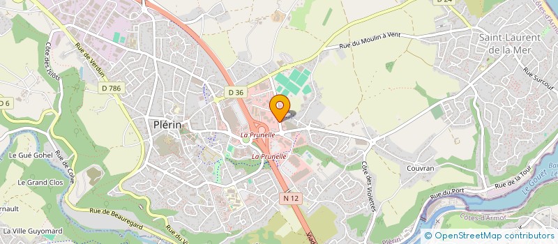 localisation de l'entreprise FTP  PLERIN