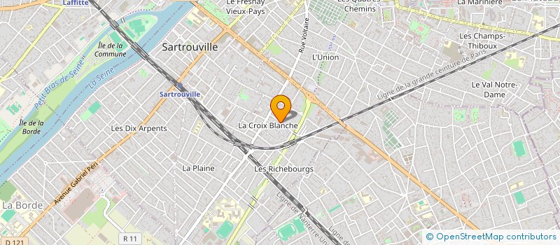 localisation de l'entreprise FTP à SARTROUVILLE