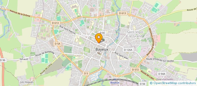 localisation de l'entreprise FTP  BAYEUX