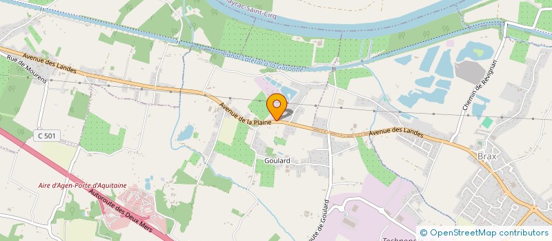 localisation de l'entreprise FTP CHAUDRONNERIE  ESTILLAC