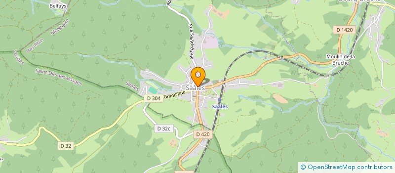 localisation de l'entreprise FTP FONRUPT TRANSPORTS à COLROY-LA-ROCHE