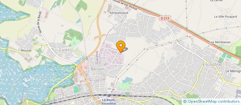 localisation de l'entreprise FTP GESTION à LA BAULE-ESCOUBLAC