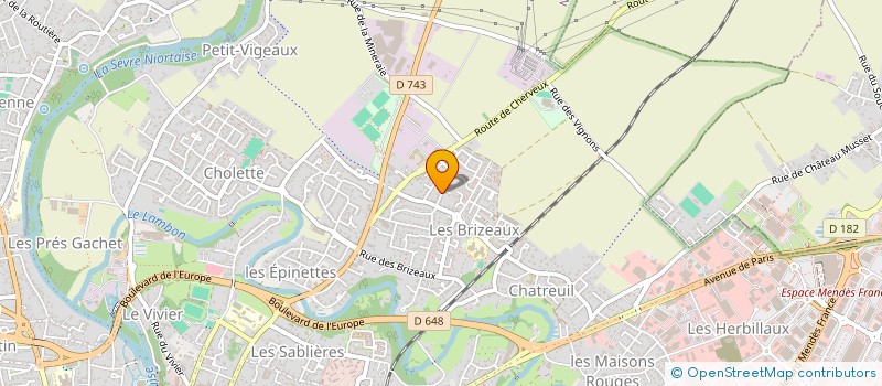 localisation de l'entreprise FTP INVEST  NIORT