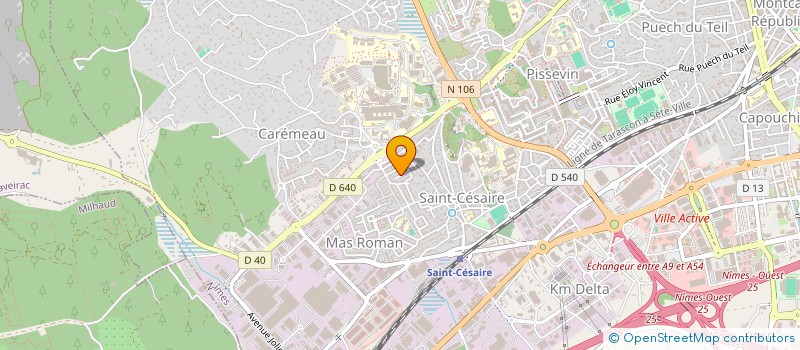 localisation de l'entreprise FTP LABO à NIMES