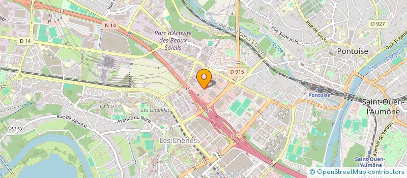 localisation de l'entreprise FTPF CONCEPTIONS  PONTOISE