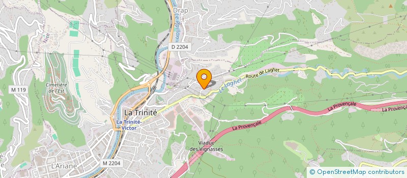 localisation de l'entreprise FTPM à LA TRINITE