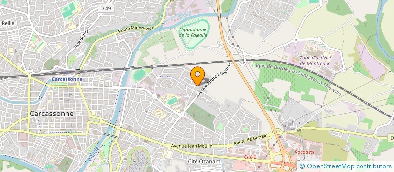 localisation de l'entreprise FTPMOI  CARCASSONNE