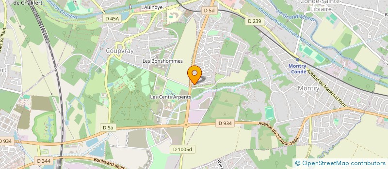 localisation de l'entreprise FTR INVEST à ESBLY