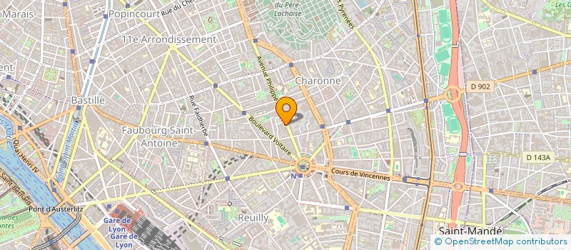 localisation de l'entreprise FTS à PARIS