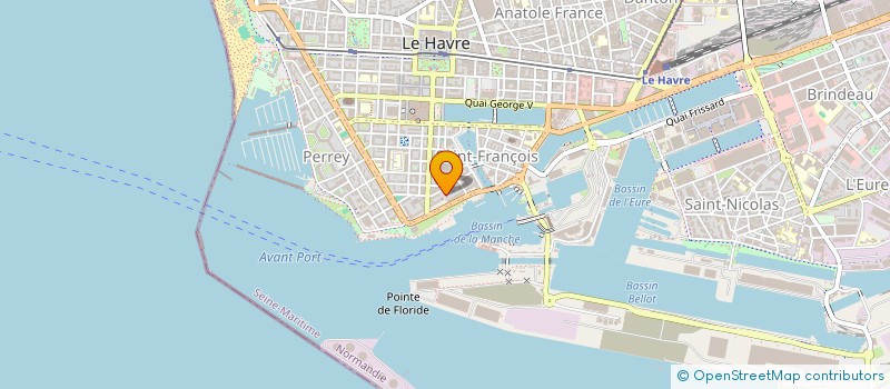 localisation de l'entreprise FTS à LE HAVRE