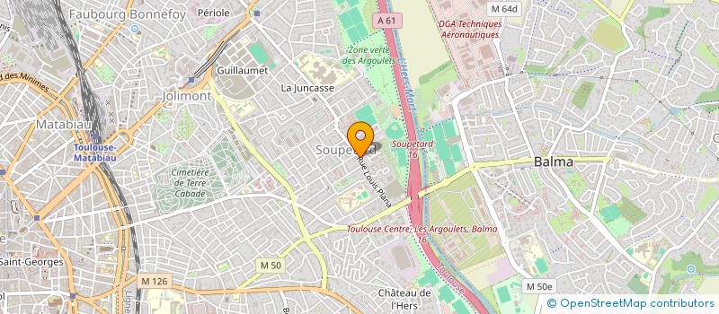 localisation de l'entreprise FTS FINANCIERE THOMAS SUN  TOULOUSE