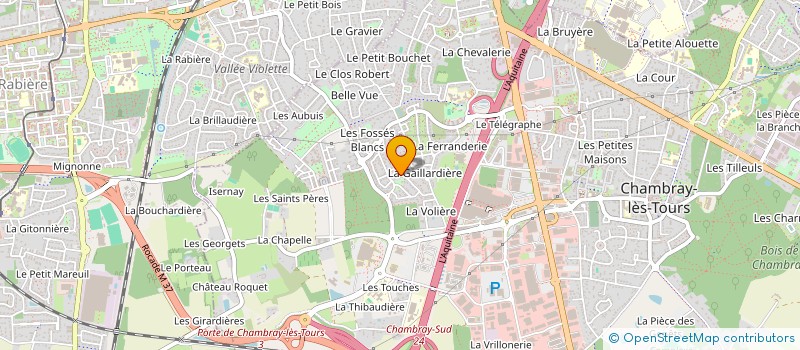 localisation de l'entreprise FTS IMMOBILIER  CHAMBRAY-LES-TOURS